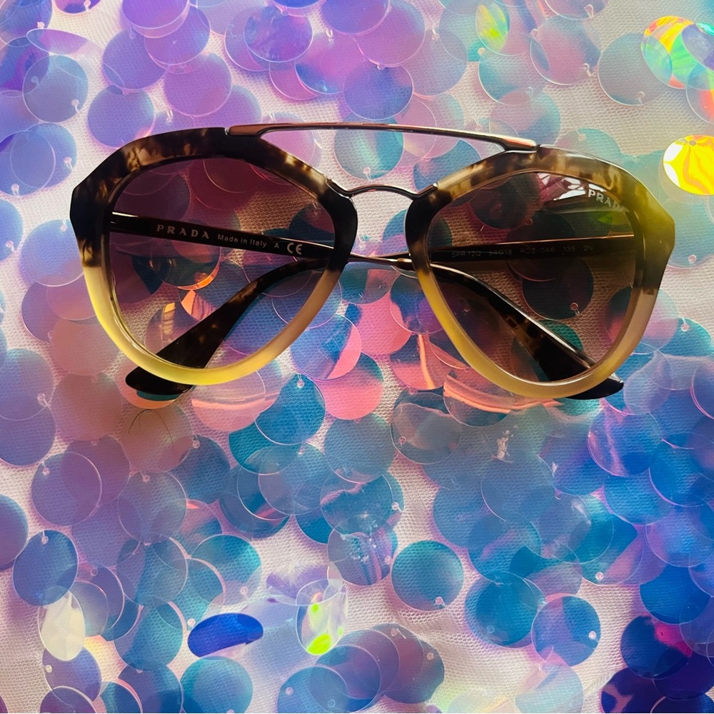 Stylish Parda Sunglasses in Brown Leopard Mix Color - $150